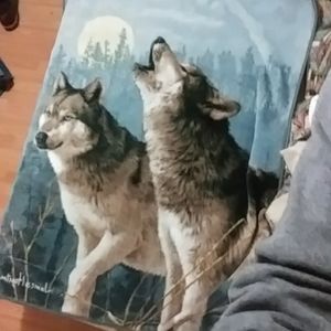 wolf blanket